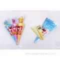 Umbrella-Shaped Chocolate Wafer Cone Candy
